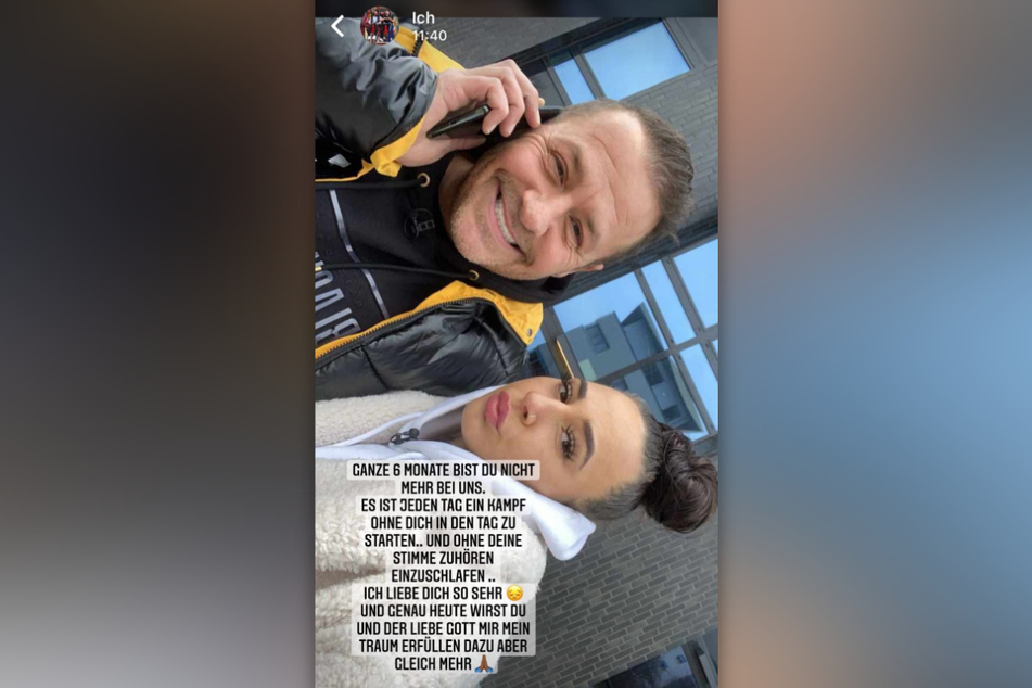 Alessia Herren (19) teilt ein halbes Jahr nach dem Tod ihres Vaters ein altes Selfie mit Willi (†45) bei Instagram.