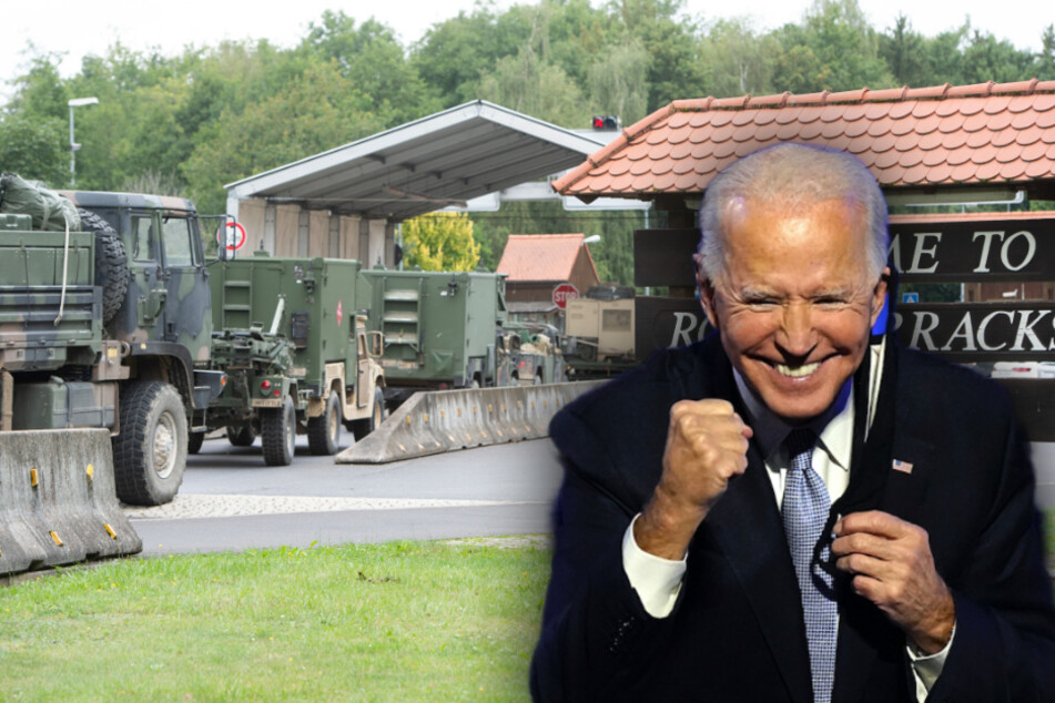 Nach der Wahl Joe Bidens (77) zum neuen US-Präsidenten (r.) hofft man in der Oberpfalz, dass die amerikanischen Truppen bleiben können.