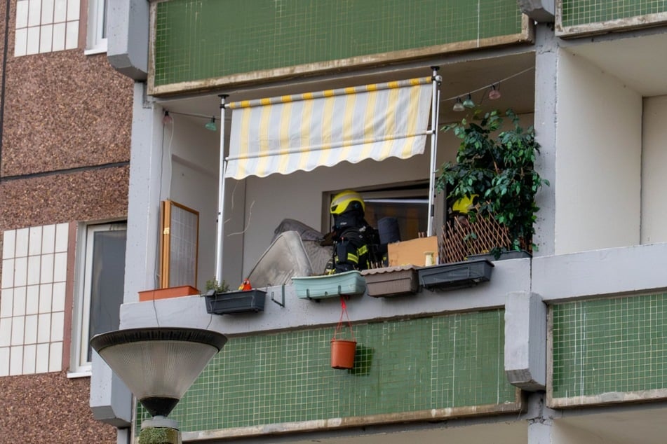 In einer Wohnung war ein Feuer ausgebrochen.