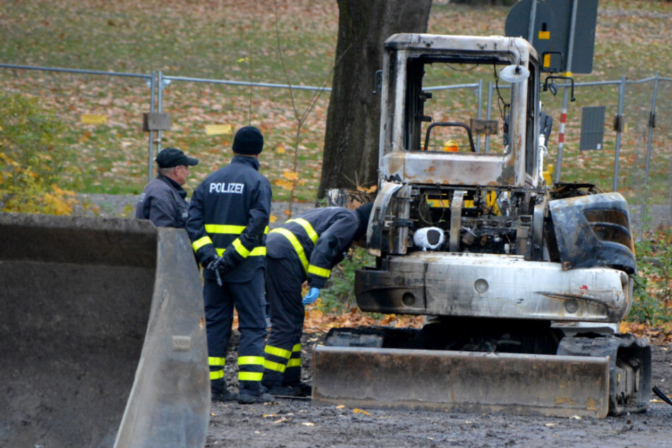 Wieder gab es auf einer Leipziger Baustelle eine mutmaßliche Brandstiftung.
