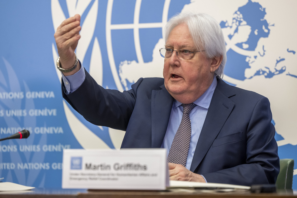 Martin Griffiths (72), Untergeneralsekretär für humanitäre Angelegenheiten und UN-Nothilfekoordinator.