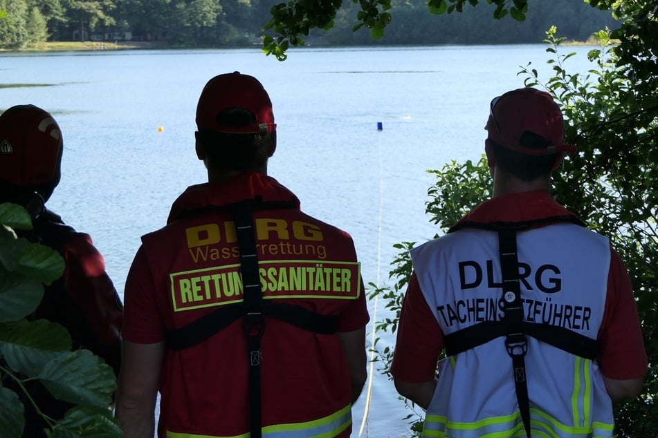 Auch die Deutsche Lebens-Rettungs-Gesellschaft (DLRG) war an der Suchaktion beteiligt.