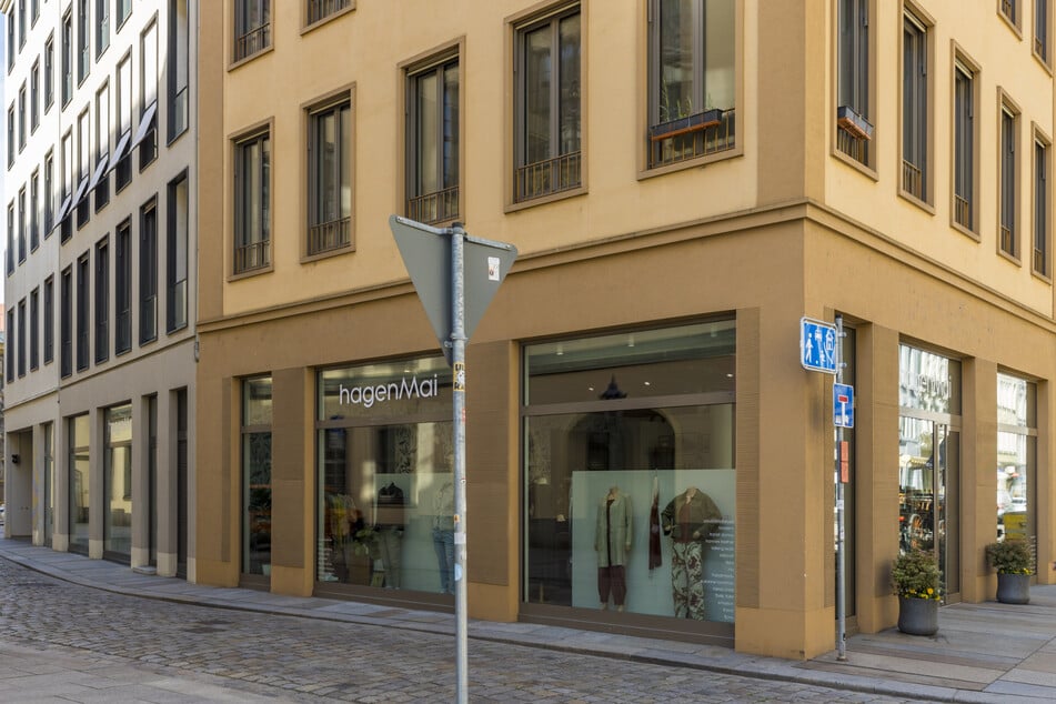 Die Boutique "hagenMai" zwischen Stadtmuseum und Neumarkt.