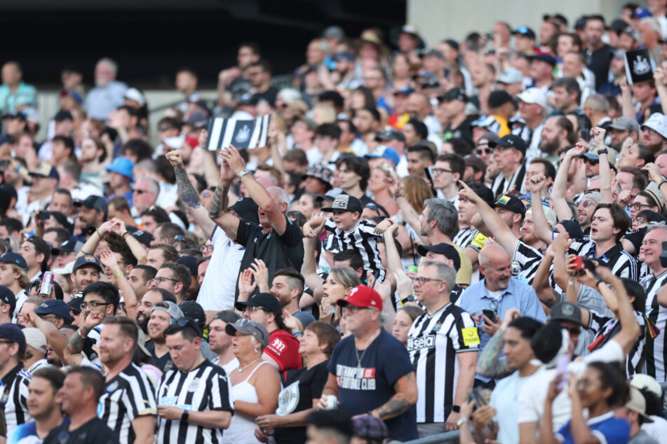 Die Anhänger von Newcastle fiebern dem ersten CL-Auftritt ihrer Truppe seit zwei Dekaden entgegen.