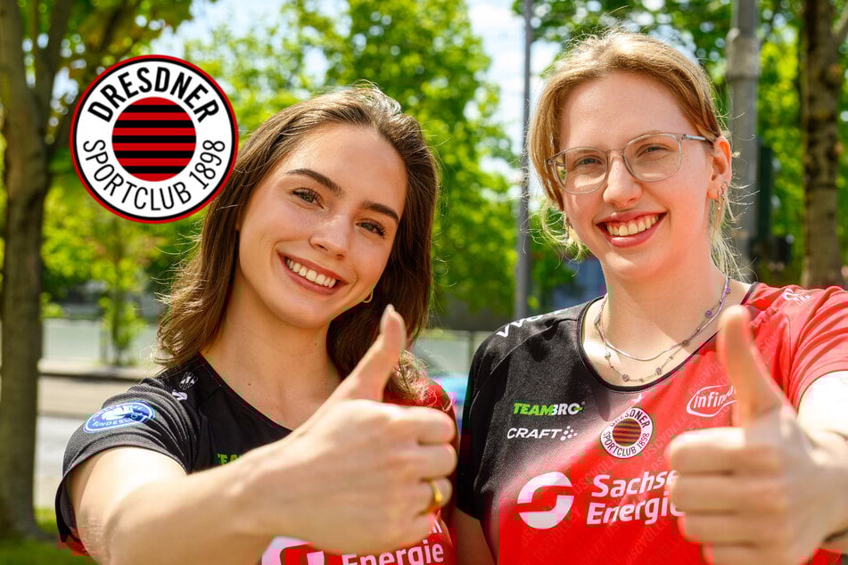 Jetzt geht's Schlag auf Schlag! DSC kann auch diese beiden in Dresden halten