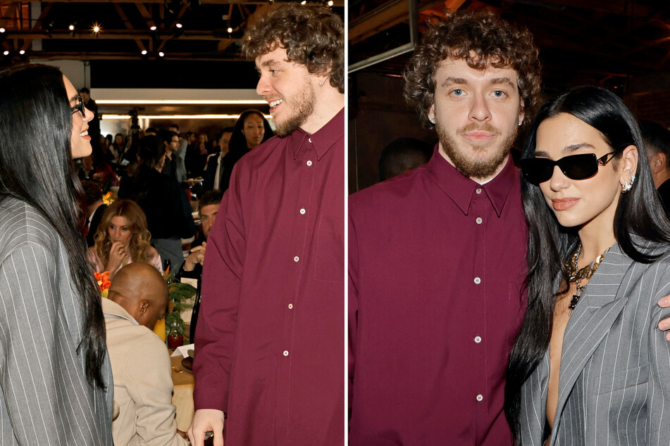 Dua Lipa and Jack Harlow posed for photos together at Variety's Hitmakers Brunch on December 3.