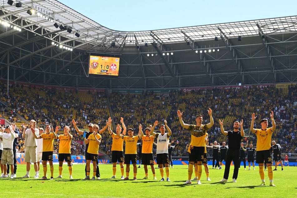 So wollen wir die Dynamos am Sonntag nach dem Abpfiff sehen. Ein 1:0 wie gegen Kaiserslautern würde reichen.