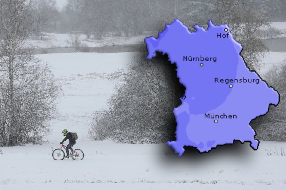 Tief "Xaveria" bringt Schnee und Regen nach Bayern