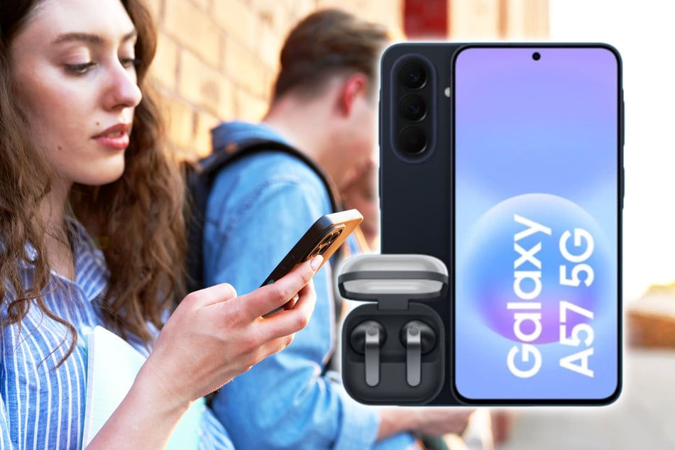 Samsung Galaxy A57 mit gratis Buds 4 nur 23,99 Euro im Monat bei Blau
