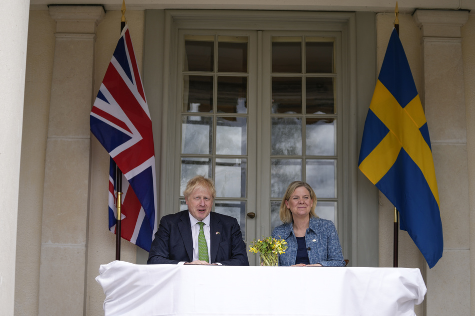 Der britische Premierminister Boris Johnson (57) traf sich am Mittwoch mit der schwedischen Ministerpräsidentin Magdalena Andersson (55).