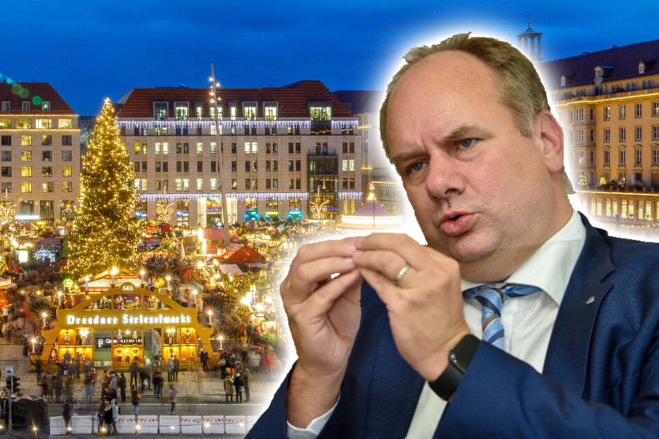 Dresden: "Den Menschen was zum Hoffen geben": Deshalb hält OB Hilbert am Striezelmarkt fest