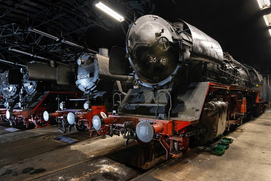 In Chemnitz könnt Ihr das Eisenbahnmuseum besuchen.