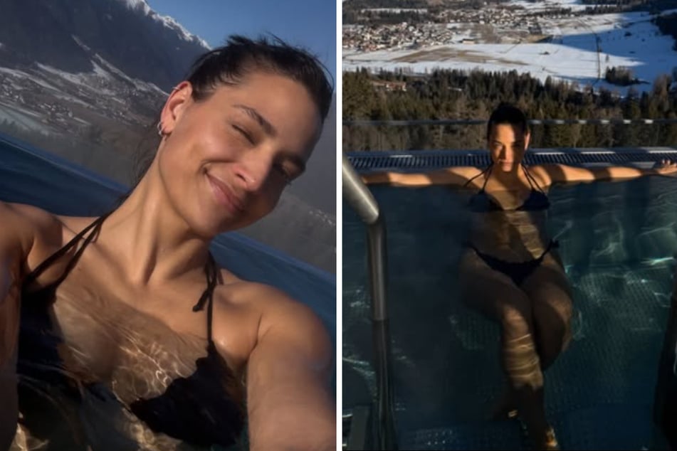 Ohne ihren Partner Christian Düren (35) gönnte sich die Österreicherin jetzt eine Luxus-Auszeit in Südtirol.