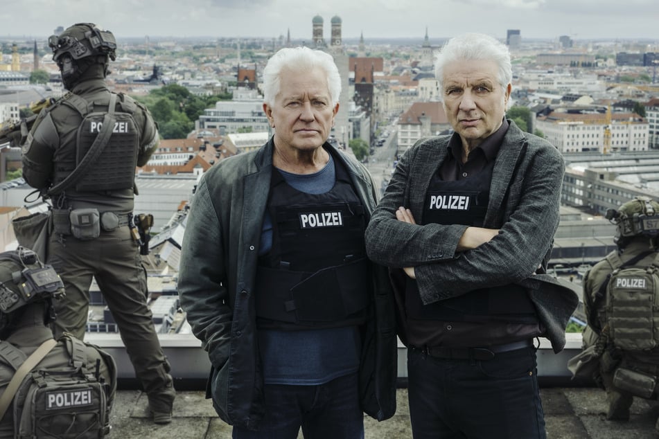 Von links: Miroslav Nemec (Rolle: Kriminalhauptkommissar Ivo Batic) und Udo Wachtveitl (Rolle: Kriminalhauptkommissar Franz Leitmayr).