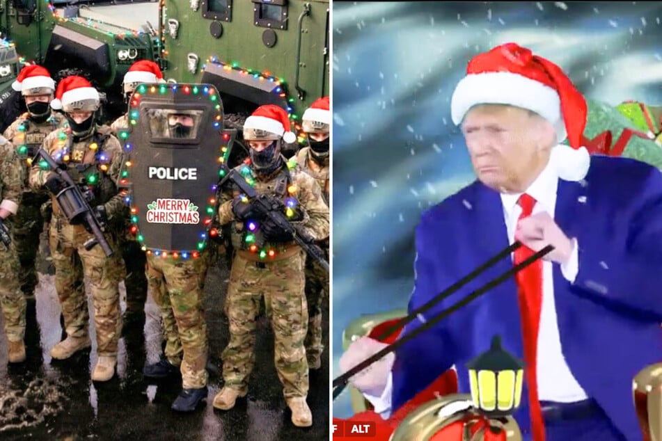 The Department of Homeland Security recently shared several Christmas-themed memes on social media making light of deportations.