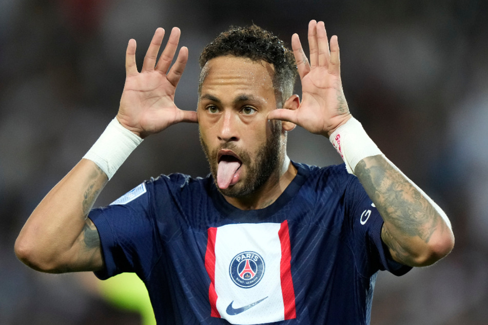 Neymar (30) zeigte gegen Maccabi Haifa seinen Clowns-Jubel - und wurde verwarnt.