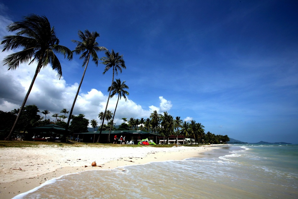 Der Hua Thanon Strand auf der thailändischen Ferieninsel Ko Samui.