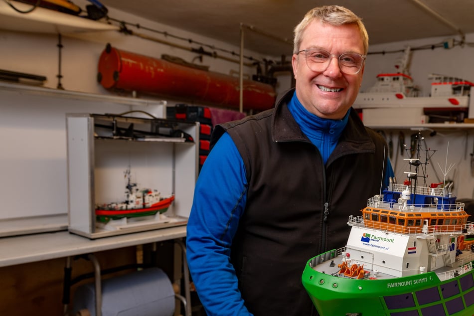 Dresden: Kai Hölzel fertigt große Schiffe originalgetreu nach: Der Weltmeister, der die Weiße Flotte schrumpft
