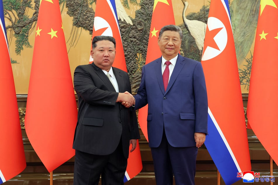 North Korean leader Kim Jong-un touted his country's friendship with China after meeting with Chinese President Xi Jinping in Beijing.