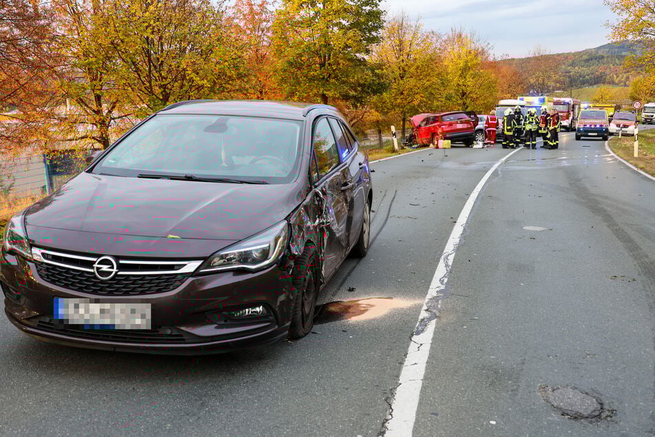 Mehrere Autos waren in den Unfall verwickelt.