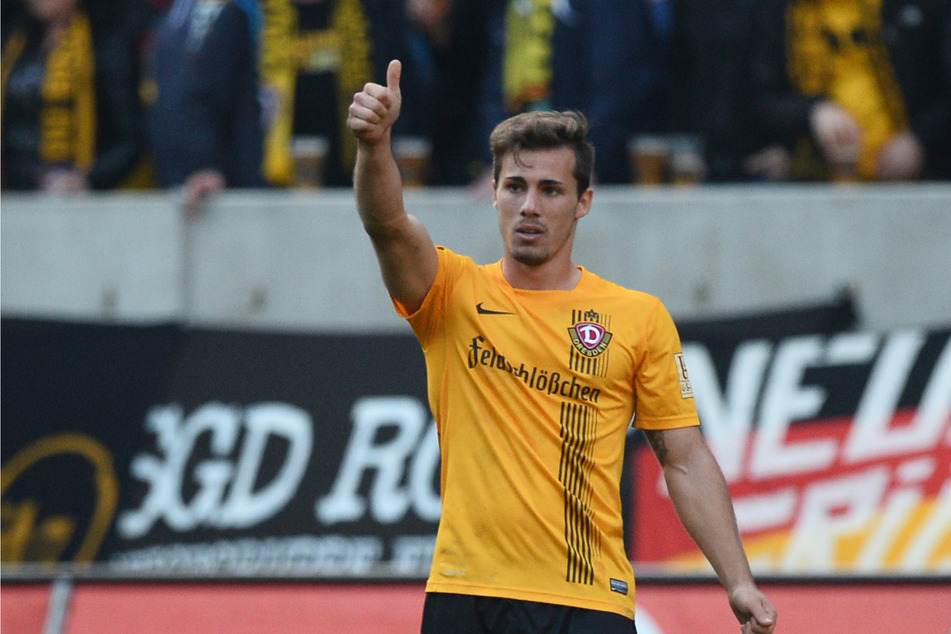 Sein erstes Tor im Trikot von Dynamo Dresden erzielte Sinan Tekerci (heute 30) 2014 gegen seinen heutigen Klub - die Stuttgarter Kickers. (Archivbild)
