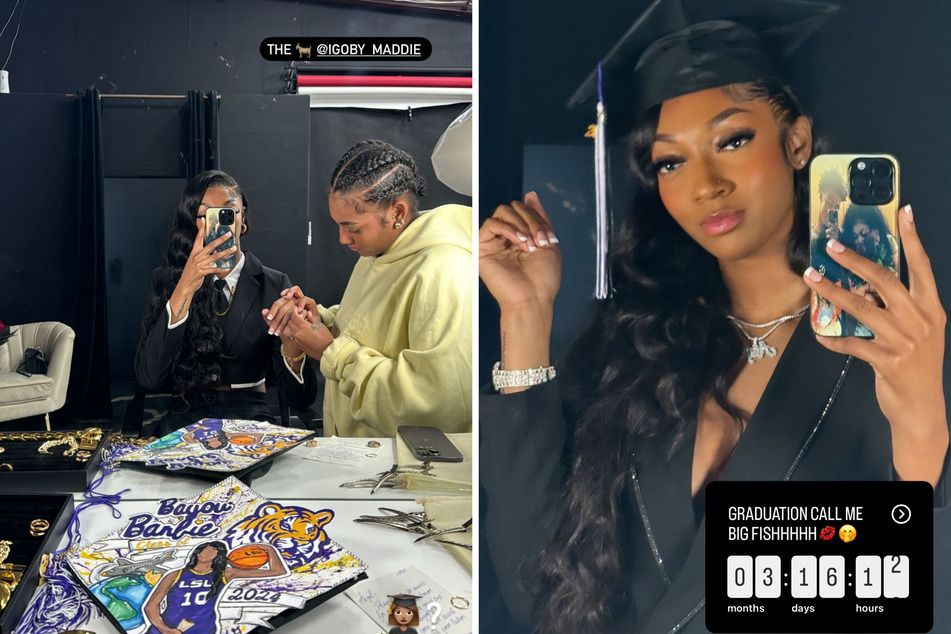 Angel Reese excitedly shared details about her upcoming graduation celebration, giving fans a sneak peek into the behind-the scenes preparations.