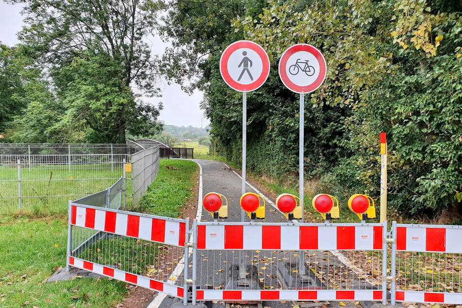 Baustellen Chemnitz: Aus Sicherheitsgründen! Chemnitztalradweg einen Monat voll gesperrt