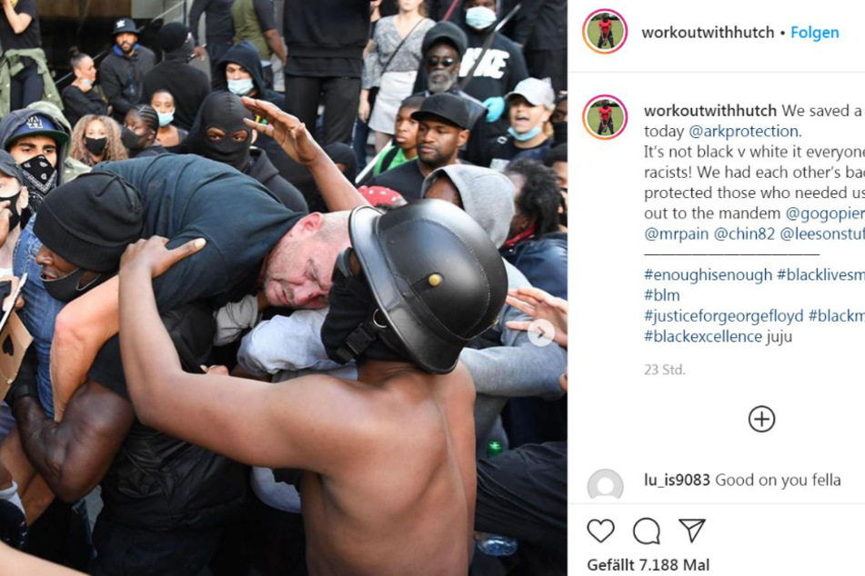 Patrick Hutchinson postete dieses Foto am Samstag auf Instagram.