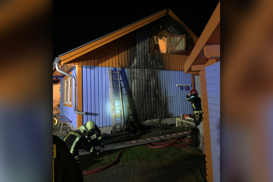 In der Nacht auf Montag brannte es in einem Einfamilienhaus in Huy.