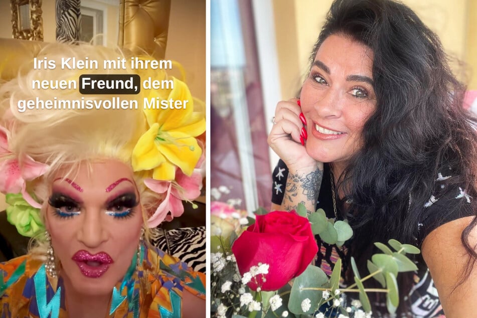 Olivia Jones (53, l.) hat ihn gesehen - live und in Farbe! Nun teilte Iris Klein (56, r.) ein erstes gemeinsames Bild und enthüllte das Gesicht ihrer neuen Flamme.