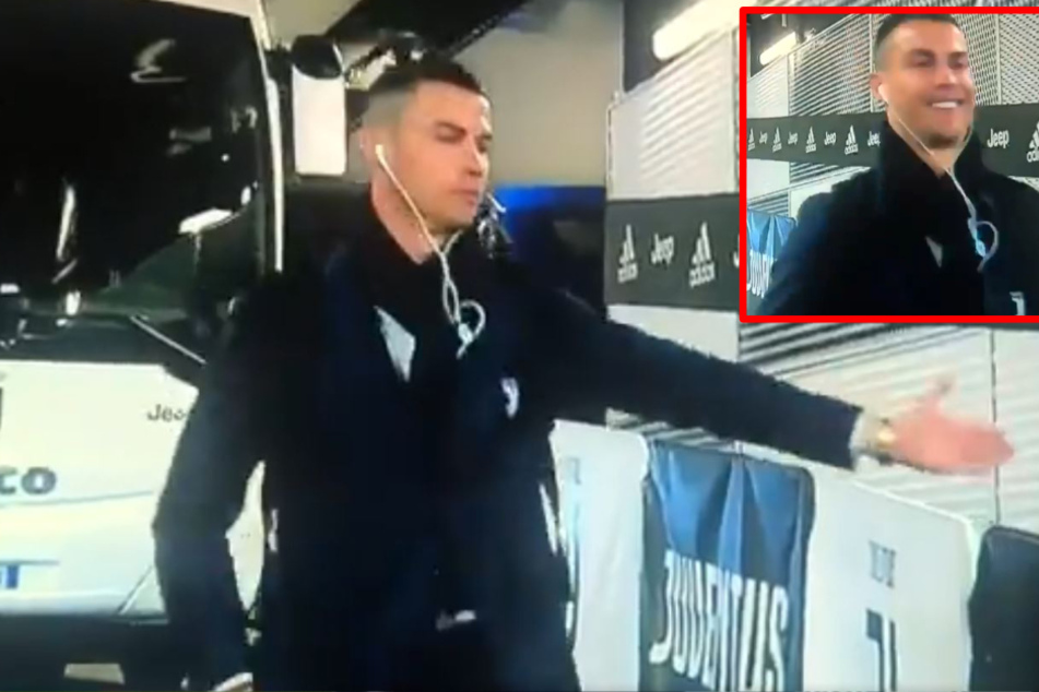 Coronavirus: So nimmt Cristiano Ronaldo die Geisterkulisse aufs Korn!