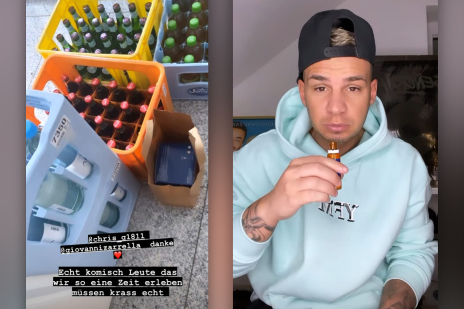 Pietro Lombardi (28) versucht sich mit Vitaminen fit zu halten. (Fotomontage)