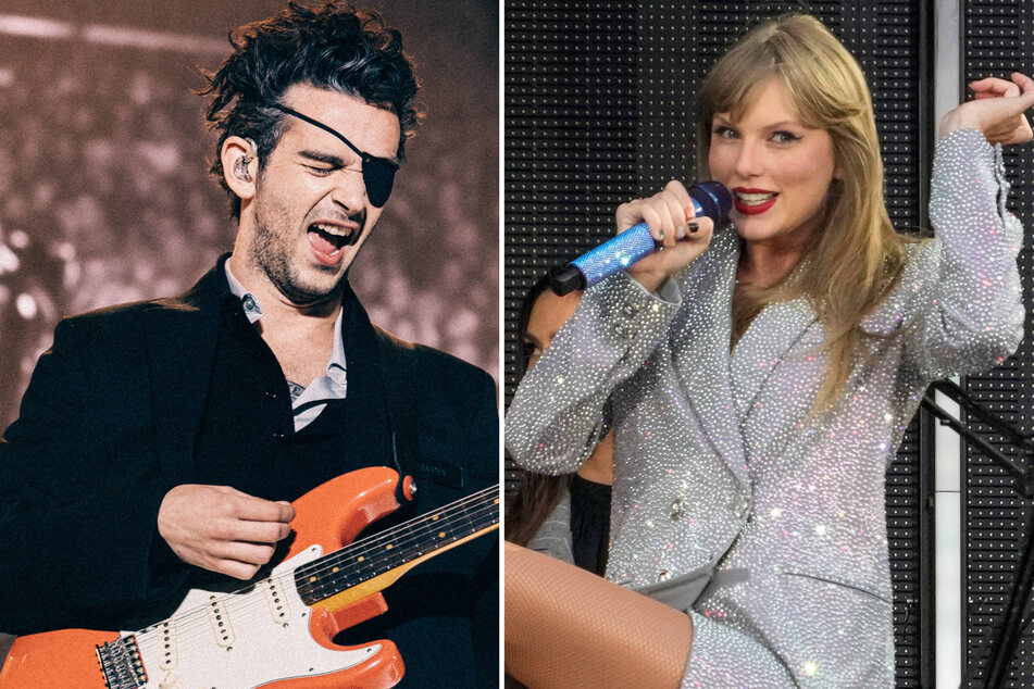 Taylor Swift (r.) and Matty Healy are reportedly no longer in contact.