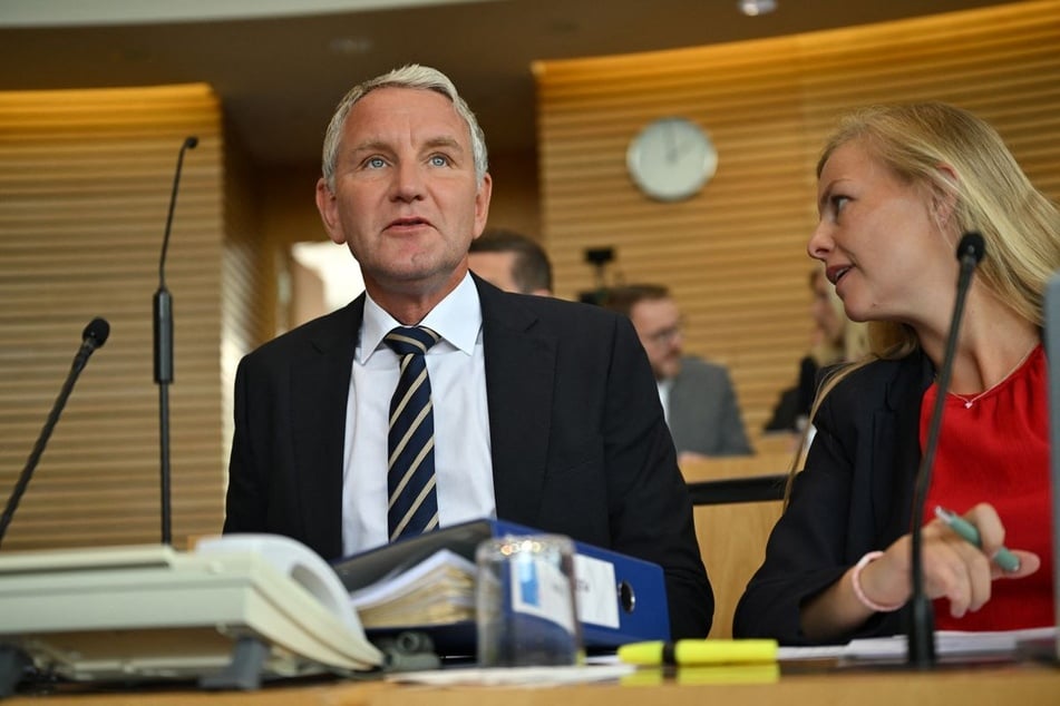 AfD-Fraktionschef Björn Höcke (54) scheiterte am Mittwoch mit seinem Vorhaben, den Thüringer Landtag aufzulösen.