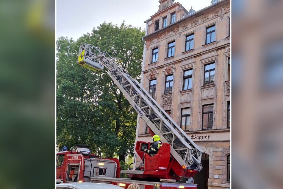 Im Dachgeschoss eines Mehrfamilienhauses in der Hainstraße war am Freitagabend ein Brand ausgebrochen.