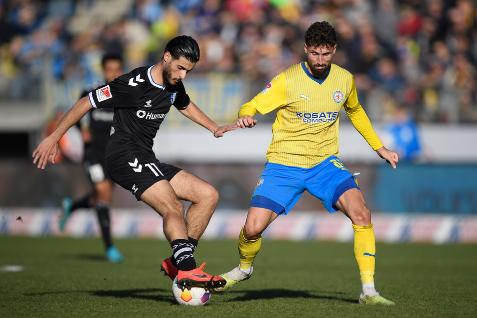 Es könnte wieder auf ihn hinauslaufen: Mohammed El Hankouri (26, l.) startet auch gegen den BTSV in der vordersten Reihe des FCM.