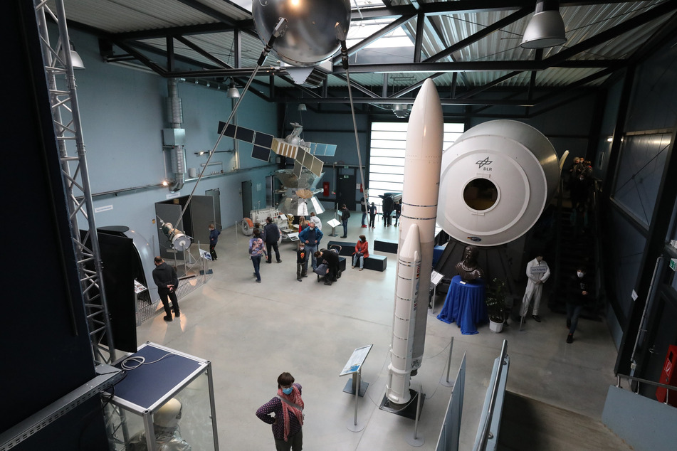 In der Deutschen Raumfahrtausstellung erfahrt Ihr alles über die Entwicklung der Raumfahrt.