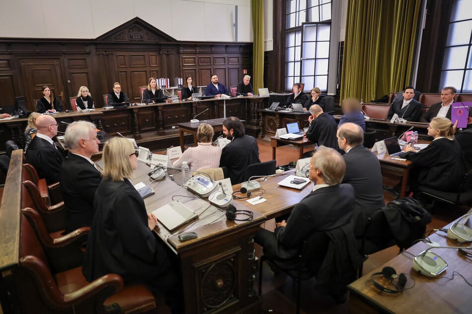 Im Gerichtssaal 237 findet heute der 25. Verhandlungstag im Block-Prozess statt.