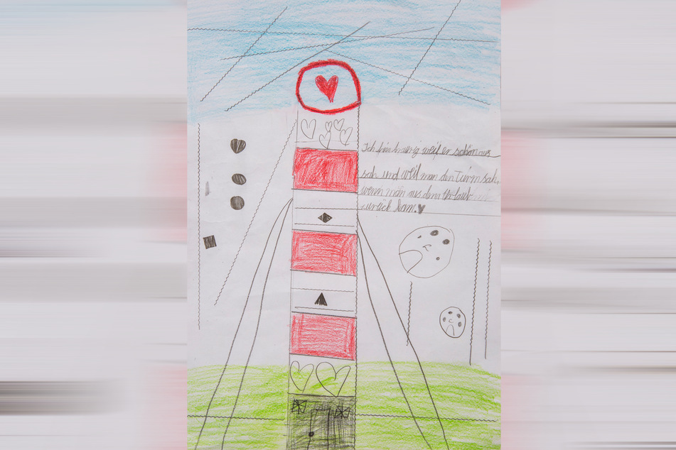 Samantha (8) malte dieses schöne Bild.