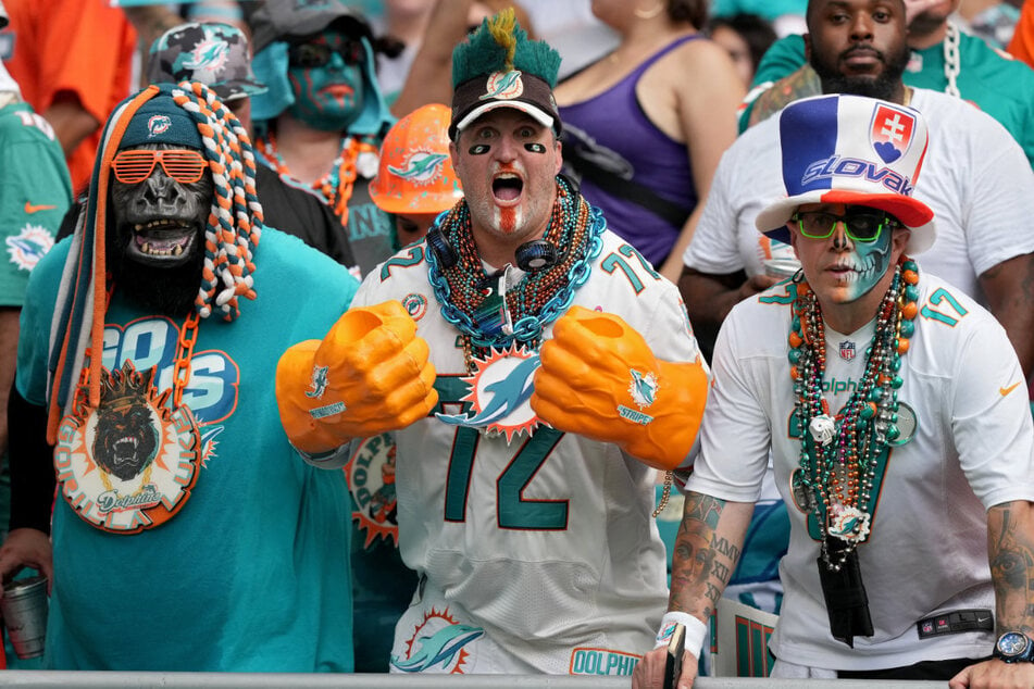 Trotz Playoffs nur Platz 25 im Besucher-Ranking: Die Miami Dolphins locken im Schnitt 66.230 Zuschauer ins Stadion.