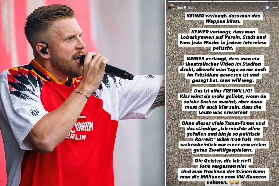 Finch (36) ist selber Anhänger von Union Berlin.