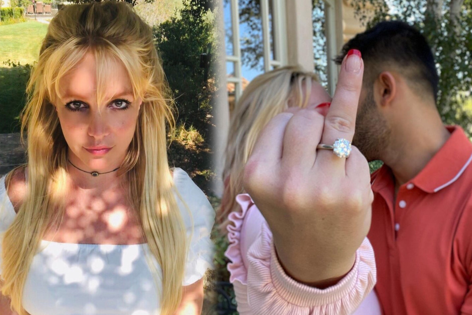 Britney Spears (39) and Sam Asghari (27) are officially engaged, they announced on Instagram.