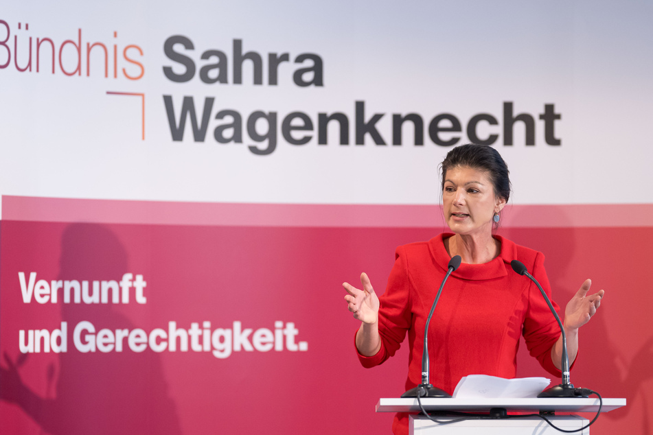 Sahra Wagenknecht ist die Parteivorsitzende ihrer gleichnamigen, kürzlich gegründeten Partei.