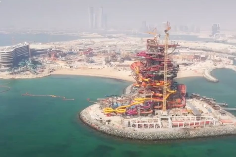 "The Icon" soll das neue Wahrzeichen Katars werden. Ein Wasserrutschen-Turm der Superlative.