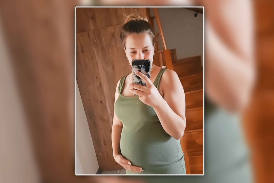 Sarafina Wollny (28) ist hochschwanger mit Baby Nummer drei.