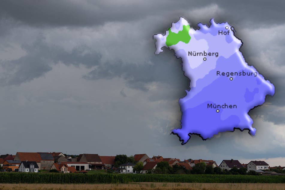In Bayern bleibt das Wetter unbeständig mit lokalen Schauern und teil heftigen Gewittern.