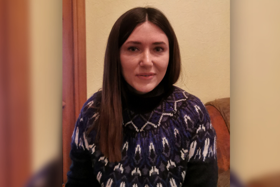 Übersetzerin Irena Lesiv ist mit ihrer Familie aus Kiew geflohen und wähnte sich in Lwiw in Sicherheit. Am Abend ist sie mit ihren Kindern mit nach Polen geflohen.