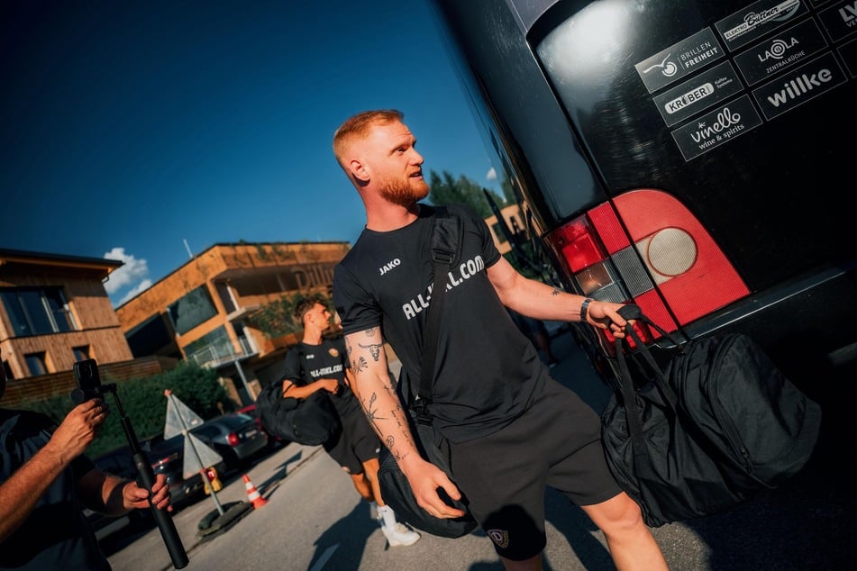 Neuzugang Nils Fröling ist direkt nach der Verpflichtung mit ins schwarz-gelbe Trainingscamp gereist.