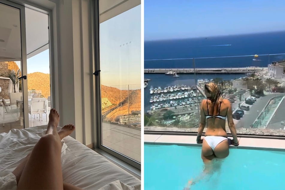 Am Ende ging dann doch alles gut und Sara Kulka teilte Schnappschüsse aus dem Urlaub auf Gran Canaria.