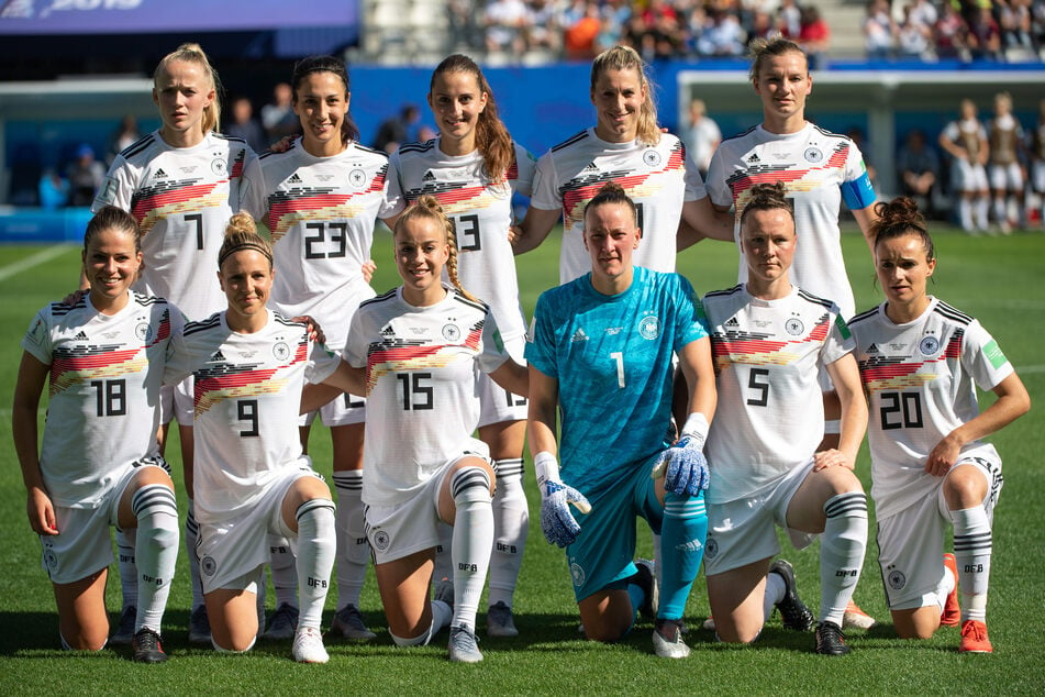 Das Mannschaftsfoto der deutschen Nationalmannschaft bei der Frauenfußball-WM 2019.